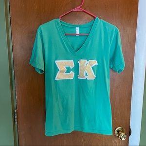 Sigma kappa stitched letters size small